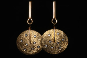 pendientes oro amarillo